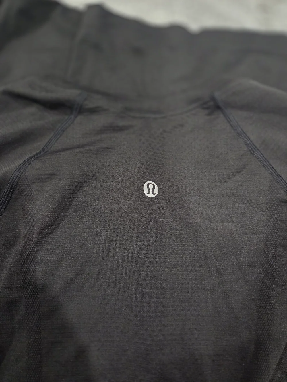 lululemon athletica Black Long-Sleeve Crew Top